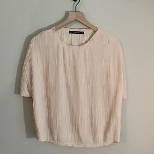 Zara crinkle blouse